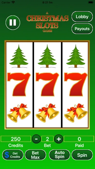 Ảnh chụp màn hình của A Christmas Slots Game