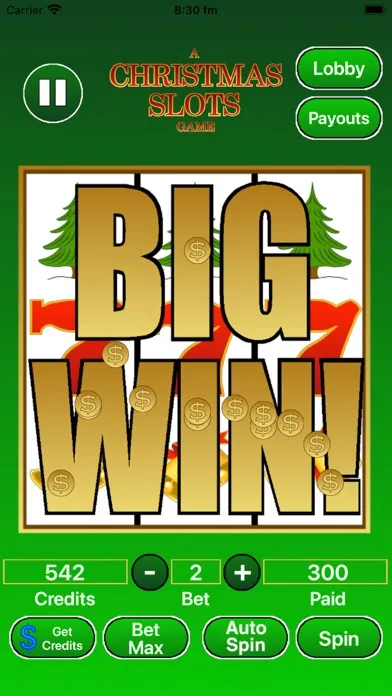 Ảnh chụp màn hình của A Christmas Slots Game