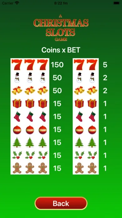 Ảnh chụp màn hình của A Christmas Slots Game