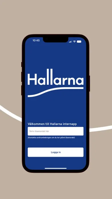 ภาพหน้าจอของ Hallarna Intern