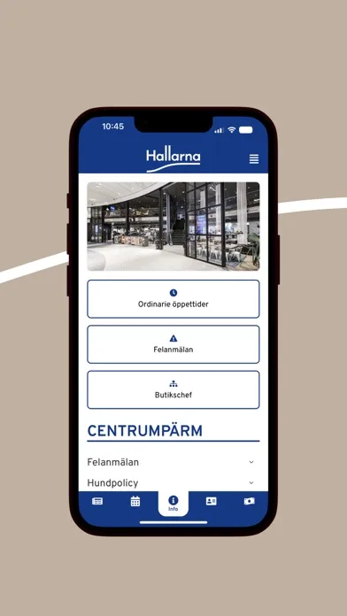 ภาพหน้าจอของ Hallarna Intern