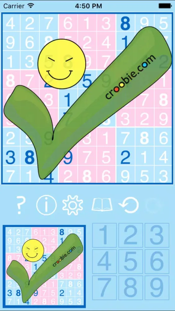 Tangkapan layar Sudoku Zero