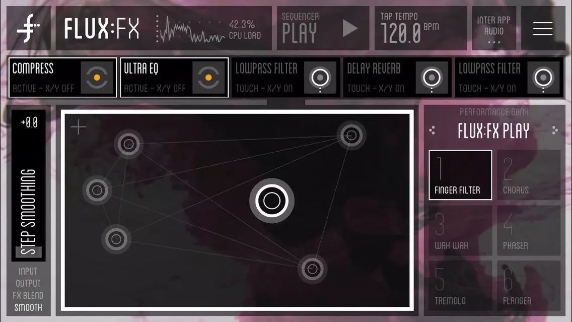FLUX:FX play - the professional audio multi-effects engine by Adrian Belew Ekran Görüntüleri