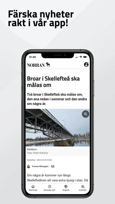 Ảnh chụp màn hình của Norran