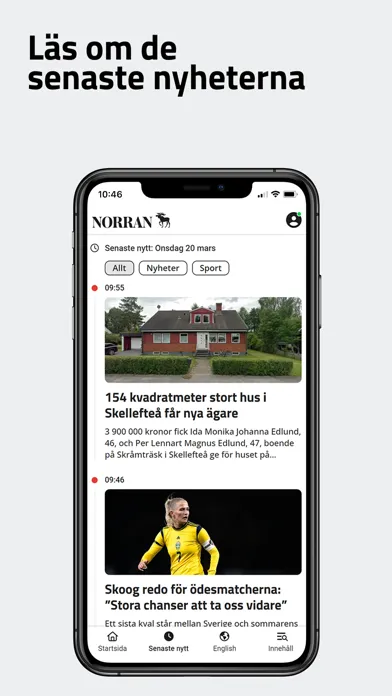 Ảnh chụp màn hình của Norran