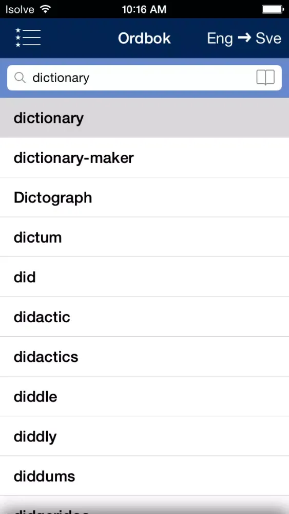 Norstedts English Dictionary Pro 2.0應用截圖