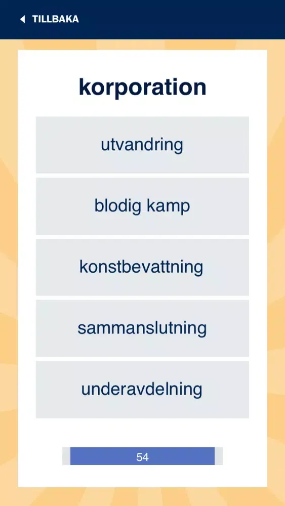 Norstedts svenska quiz應用截圖