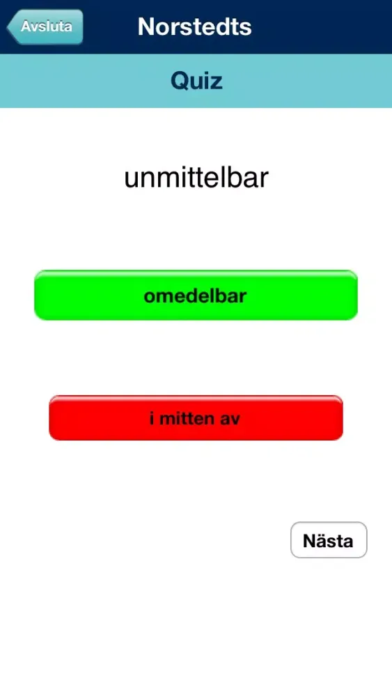 Norstedts tyska fickordbok 스크린샷