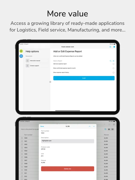 Novacura Flow Classic iPad 应用截图