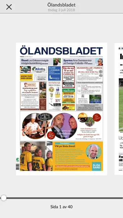 Tangkapan layar Ölandsbladet
