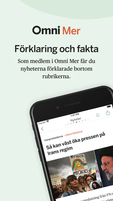 Omni | Nyheter سکرین شاٹس