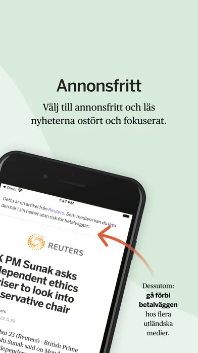Omni | Nyheter سکرین شاٹس
