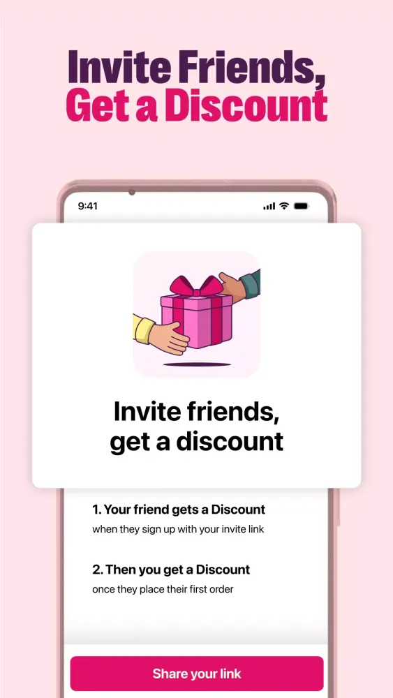 Capturas de tela do foodora: Food & Groceries