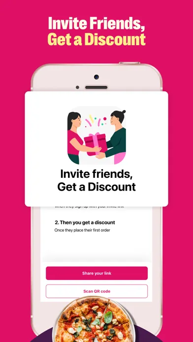 Capturas de tela do foodora: Food & Groceries