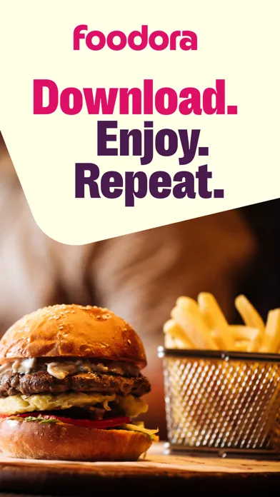 Capturas de tela do foodora: Food & Groceries