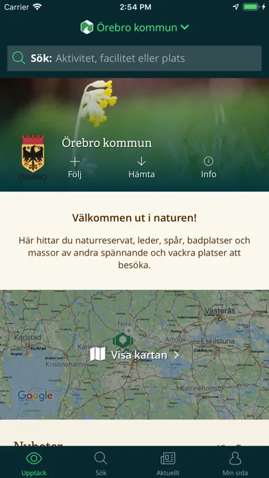 Örebros Naturkarta سکرین شاٹس