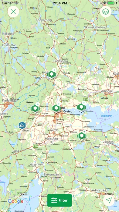 Örebros Naturkarta سکرین شاٹس