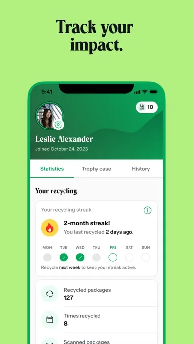 Tangkapan layar Bower: Recycle & get rewarded