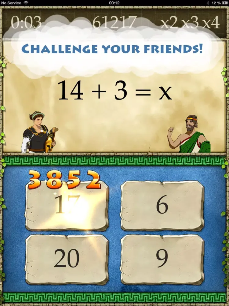 Elementa - The Math Quiz iPad  스크린샷