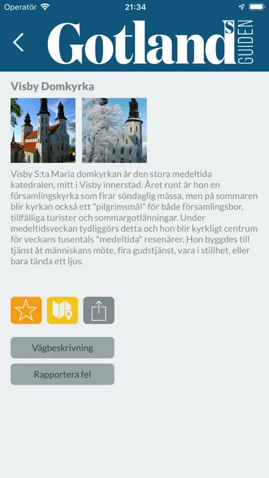 Capturas de tela do Gotland