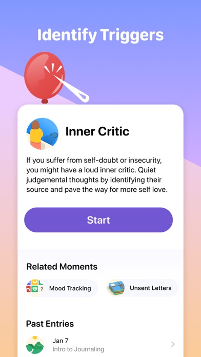Halo: Daily Self Care Journal स्क्रीनशॉट