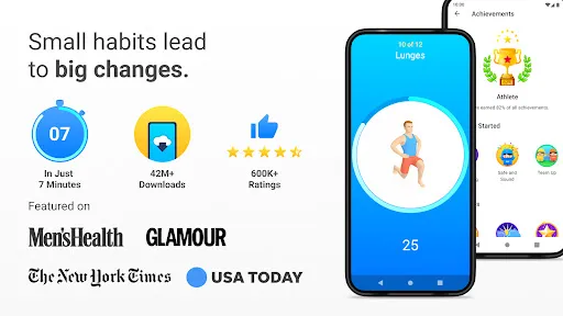 Seven - 7 Minute Workout Screenshots