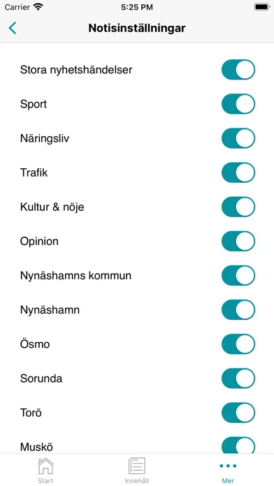 Tangkapan layar Nynäshamns Posten