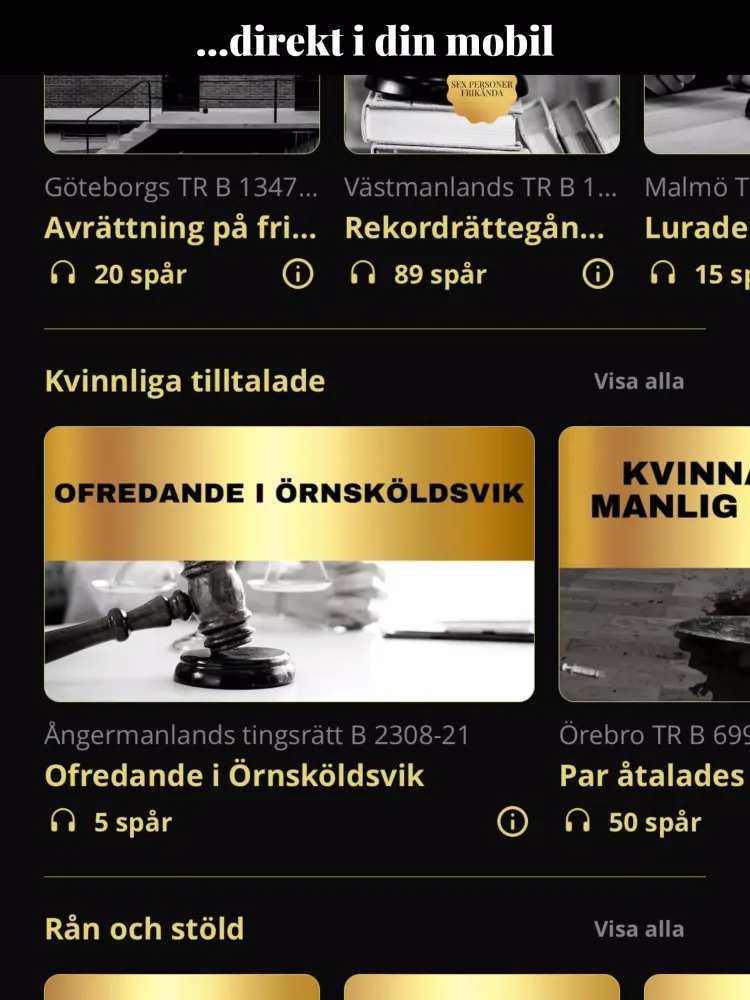 Rättegångsappen应用截图