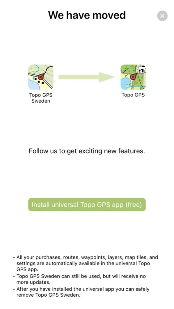 Topo GPS Sweden应用截图