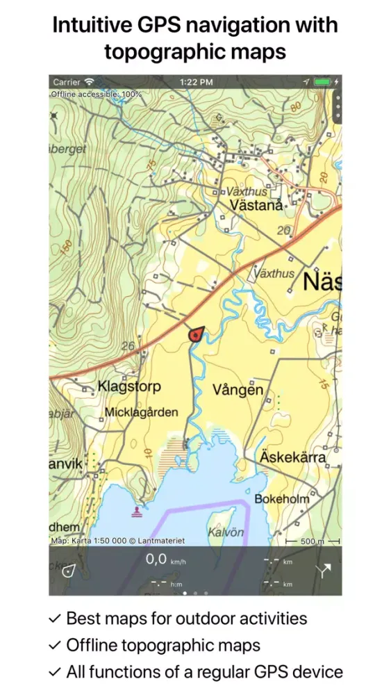 Topo GPS Sweden应用截图