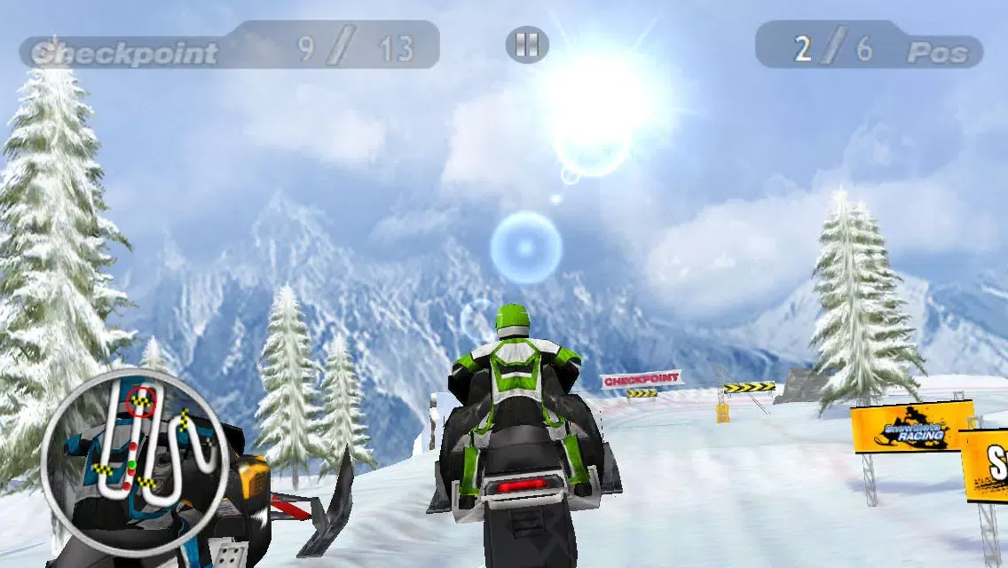 Ảnh chụp màn hình của Snow Moto Racing