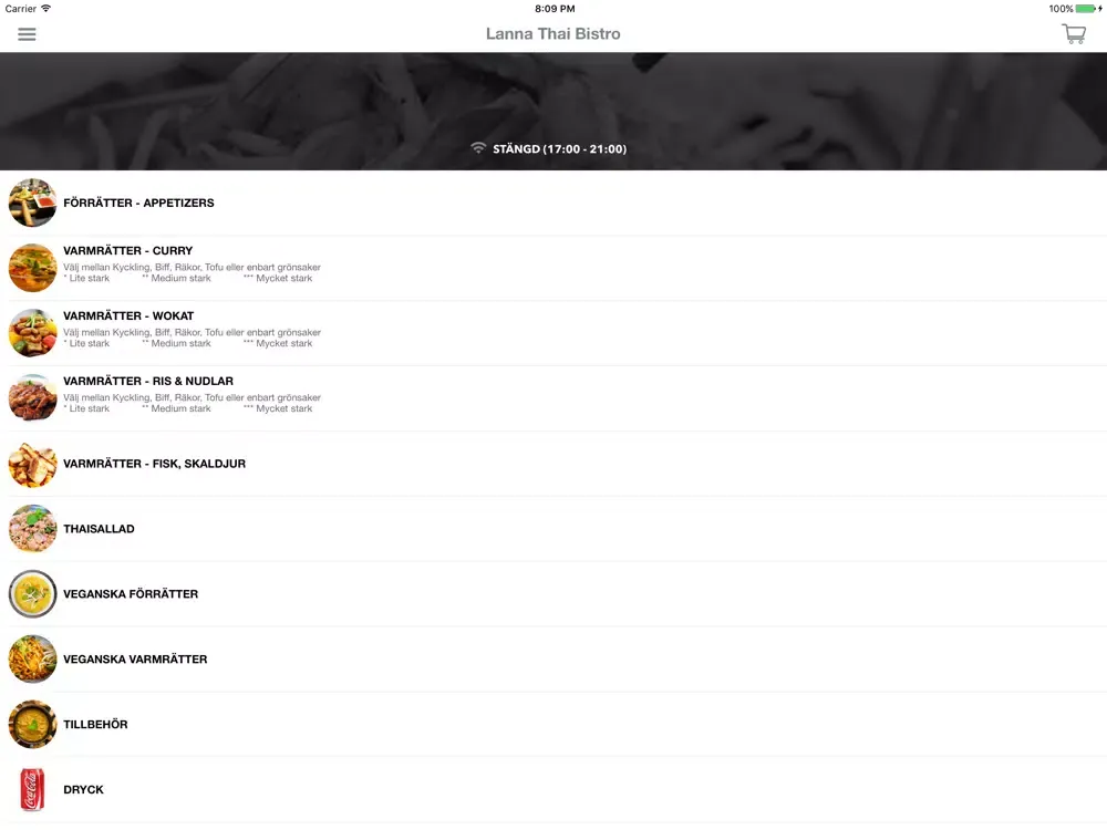 تصاویر Lanna Thai Bistro iPad 
