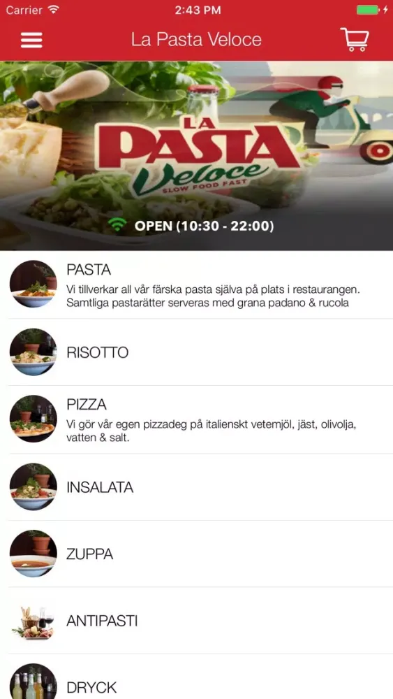 Capturas de pantalla de La Pasta Veloce