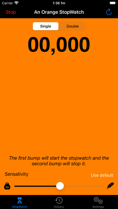 Screenshot di An Orange StopWatch