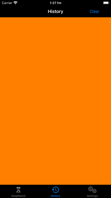 Screenshot di An Orange StopWatch
