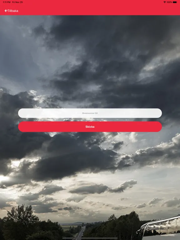 ภาพหน้าจอของ Nilsbuss iPad 