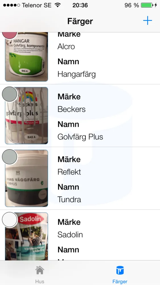 Zrzuty ekranu Husets Färger