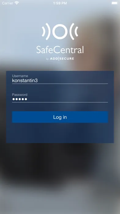 AddSecure SafeCentral Screenshots