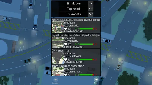 Tangkapan skrin Intersection Controller