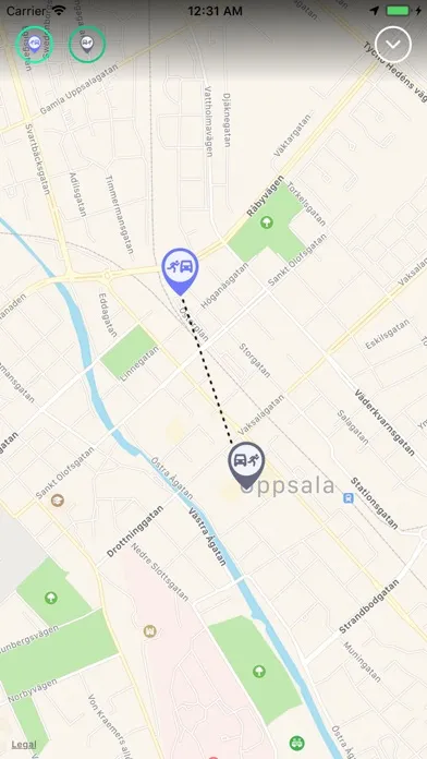 Скриншоты Mina resor Uppsala kommun