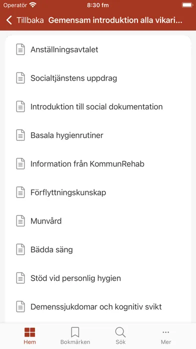 Captures d'écran de Vård och omsorg i Falu kommun