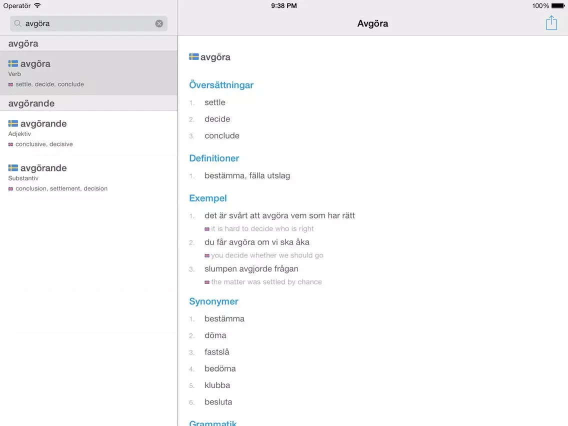 Lexicon (The People's Dictionary) iPad  سکرین شاٹس