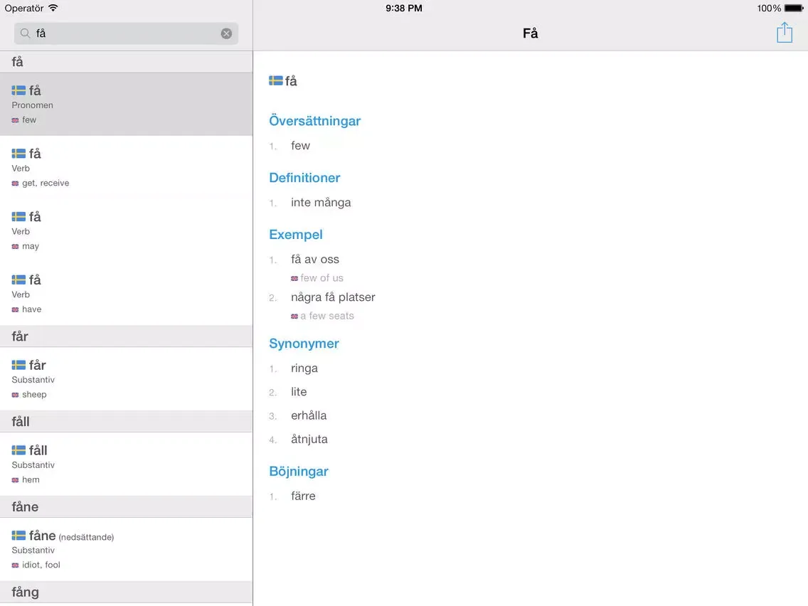 Lexicon (The People's Dictionary) iPad  سکرین شاٹس