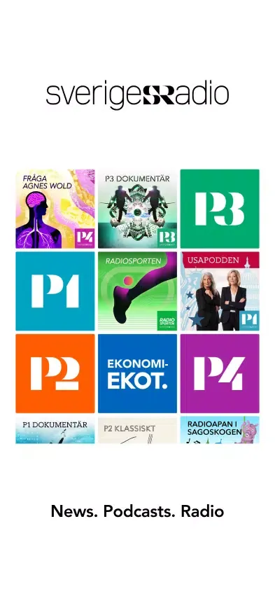 Tangkapan skrin Sveriges Radio Play