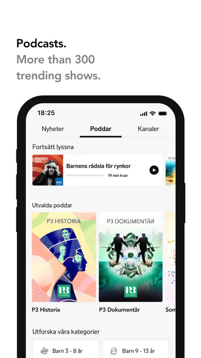 Sveriges Radio Play Screenshots