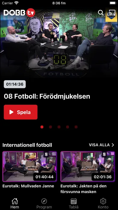 Zrzuty ekranu DobbTV