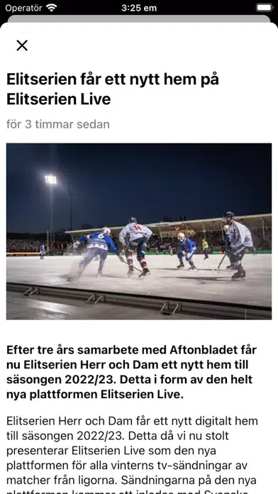 Capturas de pantalla de Elitserien Live