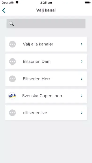 Capturas de pantalla de Elitserien Live