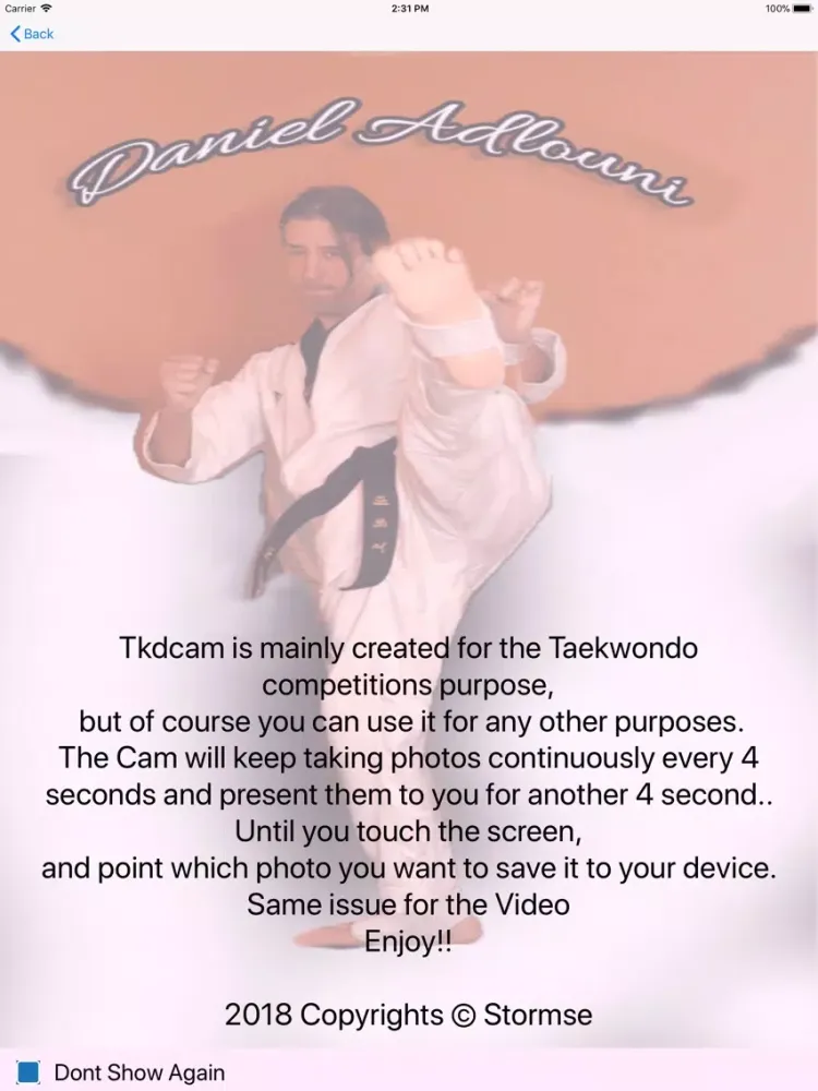 tkdcam iPad  স্ক্রিনশট