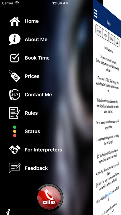 Tangkapan layar Interpreters24